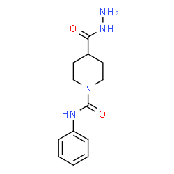 4-HYDRAZINOCARBONYL-PIPERIDINE-1-CARBOXYLIC ACID PHENYLAMIDE Structure
