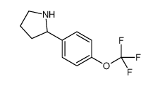 2-(4-TRIFLUOROMETHOXY-PHENYL)-PYRROLIDINE Structure