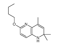 6-butoxy-2,2,4-trimethyl-1H-1,5-naphthyridine结构式