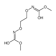 methyl N-[2-(methoxycarbonylamino)oxyethoxy]carbamate结构式