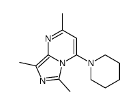 2,6,8-trimethyl-4-piperidin-1-ylimidazo[1,5-a]pyrimidine Structure