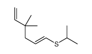 4,4-dimethyl-1-propan-2-ylsulfanylhexa-1,5-diene Structure