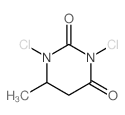1,3-dichloro-6-methyl-1,3-diazinane-2,4-dione结构式