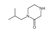 1-ISOBUTYL-PIPERAZIN-2-ONE Structure