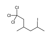 1,1,1-trichloro-5-iodo-3-methylhexane结构式