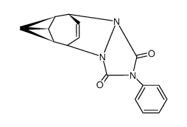 4-Phenyl-2,4,6-triazapentacyclo<5.4.2.02,6.08,10.09,11>tridec-12-en-3,5-dion Structure