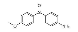 4-(4-methoxyphenyl)sulfinylaniline结构式