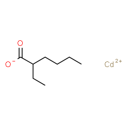 Hexanoic acid, 2-ethyl-, cadmium salt, basic结构式