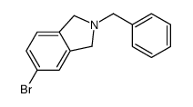 5-溴-2,3-二氢-2-(苯基甲基)1H-异吲哚结构式