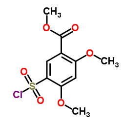 Methyl 5-(chlorosulfonyl)-2,4-dimethoxybenzoate Structure