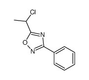 5-(1-氯乙基)-3-苯基-1,2,4-噁二唑结构式