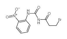 3-bromo-N-[(2-nitrophenyl)carbamoyl]propanamide结构式