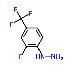 2-氟-4-三氟甲氧基苯肼结构式