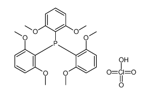 perchloric acid,tris(2,6-dimethoxyphenyl)phosphane Structure