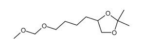 4-(4-(methoxymethoxy)butyl)-2,2-dimethyl-1,3-dioxolane Structure