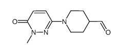 1-(1-methyl-6-oxo-1,6-dihydro-pyridazin-3-yl)-piperidine-4-carbaldehyde Structure