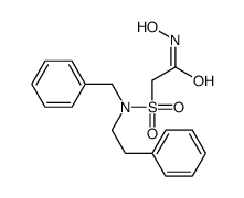 2-[benzyl(2-phenylethyl)sulfamoyl]-N-hydroxyacetamide Structure
