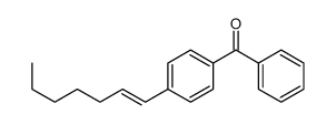 (4-hept-1-enylphenyl)-phenylmethanone Structure