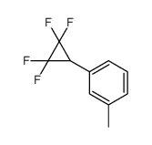 1-methyl-3-(2,2,3,3-tetrafluorocyclopropyl)benzene结构式