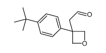 2-[3-(4-tert-butylphenyl)oxetan-3-yl]acetaldehyde结构式