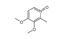 Pyridine, 3-methoxy-4-(methoxy-d3)-2-methyl-, 1-oxide结构式
