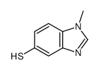 1-methylbenzimidazole-5-thiol结构式