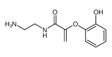 N-(2-aminoethyl)-2-(2-hydroxyphenoxy)-2-propenamide Structure