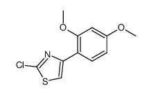 2-CHLORO-4-(2,4-DIMETHOXYPHENYL)THIAZOLE Structure