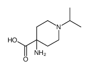 4-Piperidinecarboxylic acid, 4-amino-1-(1-methylethyl) Structure