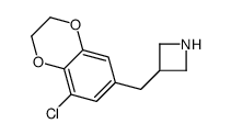 3-[(5-chloro-2,3-dihydro-1,4-benzodioxin-7-yl)methyl]azetidine Structure