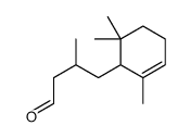 3-methyl-4-(2,6,6-trimethylcyclohex-2-en-1-yl)butyraldehyde结构式