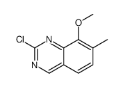 2-chloro-8-methoxy-7-methylquinazoline Structure