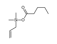 [dimethyl(prop-2-enyl)silyl] pentanoate结构式