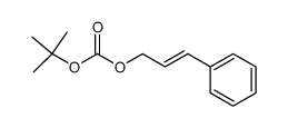 tert-butyl (E)-cinnamyl carbonate结构式