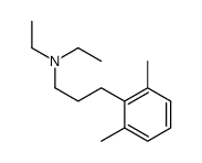 3-(2,6-dimethylphenyl)-N,N-diethylpropan-1-amine结构式