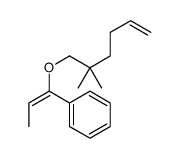 1-(2,2-dimethylhex-5-enoxy)prop-1-enylbenzene结构式