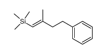 (E)-trimethyl(2-methyl-4-phenylbut-1-en-1-yl)silane Structure