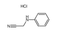 2-(phenylamino)acetonitrile hydrochloride结构式