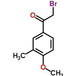 2-Bromo-1-(4-methoxy-3-methylphenyl)ethanone Structure