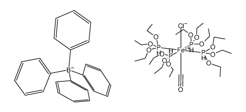 [Fe(Cl)(CO)(P(OEt)3)4]BPh4结构式