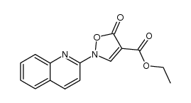 ethyl 5-oxo-2-(quinolin-2-yl)-2,5-dihydroisoxazole-4-carboxylate结构式