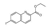 6-Iodo-quinoline-2-carboxylic acid ethyl ester结构式
