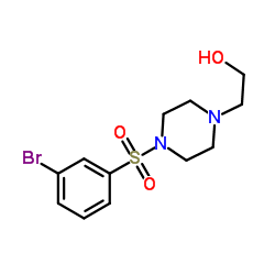 1-​Piperazineethanol, 4-​[(3-​bromophenyl)​sulfonyl]​-图片