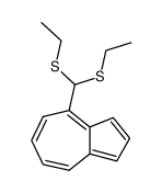 4-Azulencarbaldehyd-diethyldithioacetal Structure