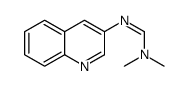 N,N-dimethyl-N'-quinolin-3-ylmethanimidamide结构式