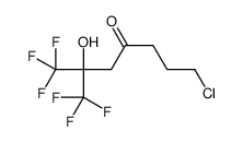 4-HEPTANONE, 7-CHLORO-2-HYDROXY-1,1,1-TRIFLUORO-2-TRIFLUOROMETHYL-结构式