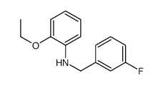 2-Ethoxy-N-(3-fluorobenzyl)aniline Structure