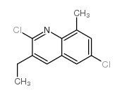 2,6-Dichloro-3-ethyl-8-methylquinoline structure