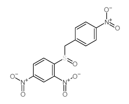 Benzene,2,4-dinitro-1-[[(4-nitrophenyl)methyl]sulfinyl]- Structure