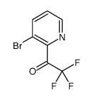 1-(3-bromopyridin-2-yl)-2,2,2-trifluoroethanone结构式